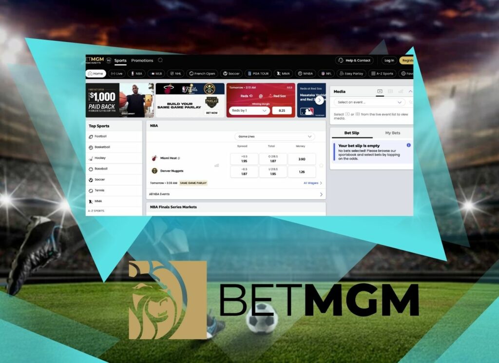 How to start sports betting at Betmgm website