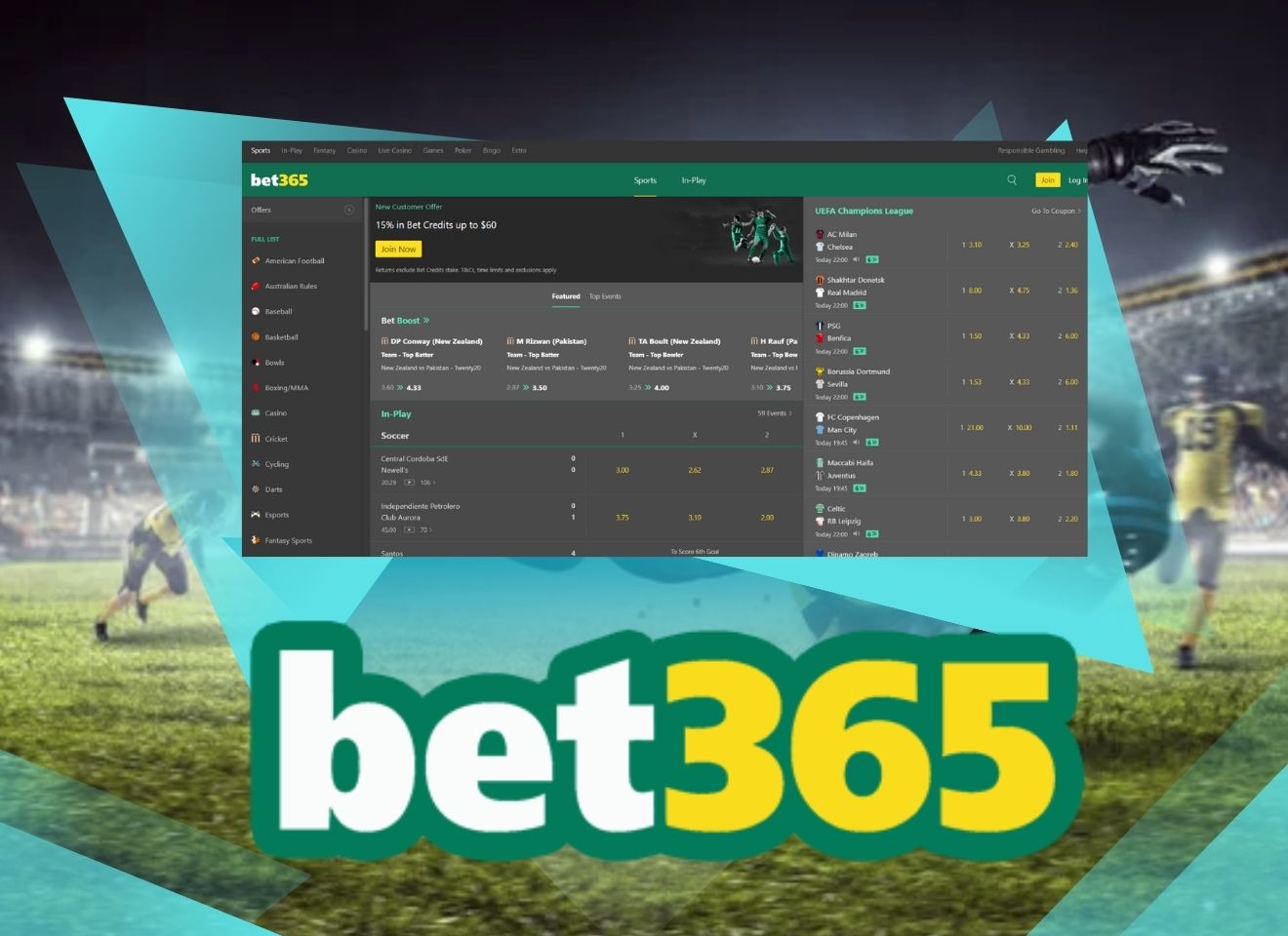 Bet365 sports betting website in India overview
