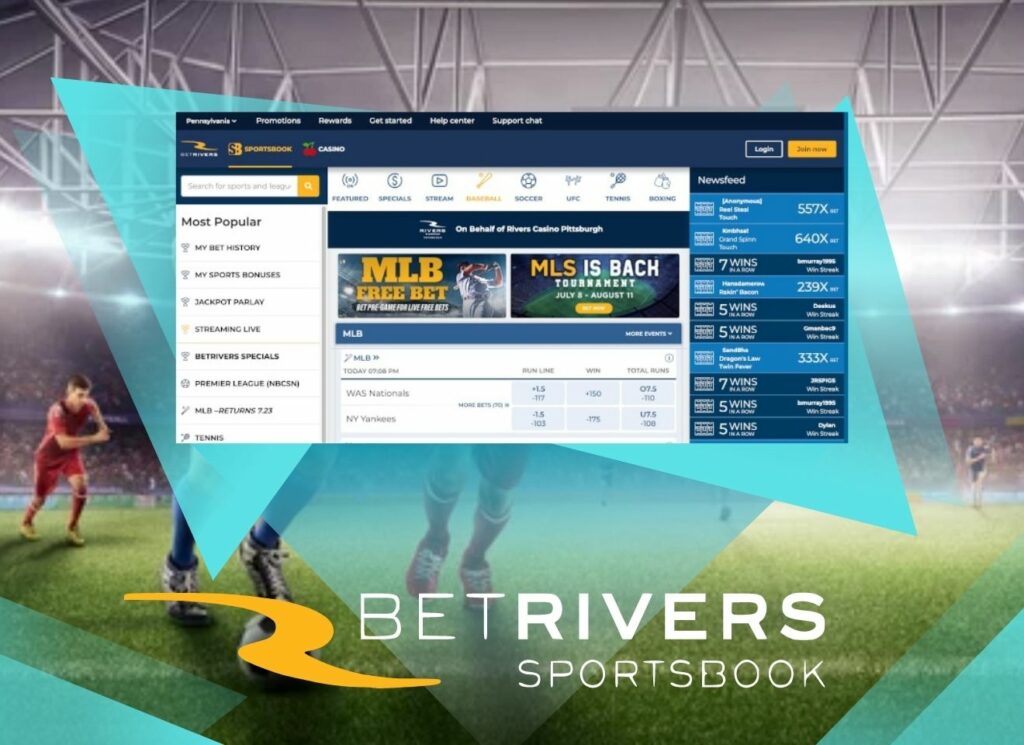 begin placing bets on football at Betrivers sportsbook