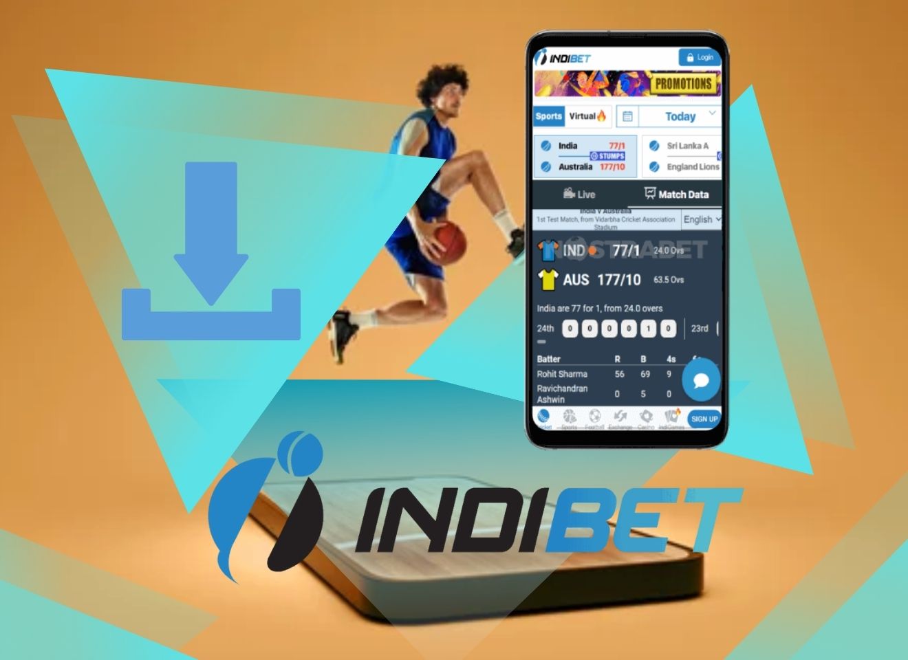 How to download Indibet betting application