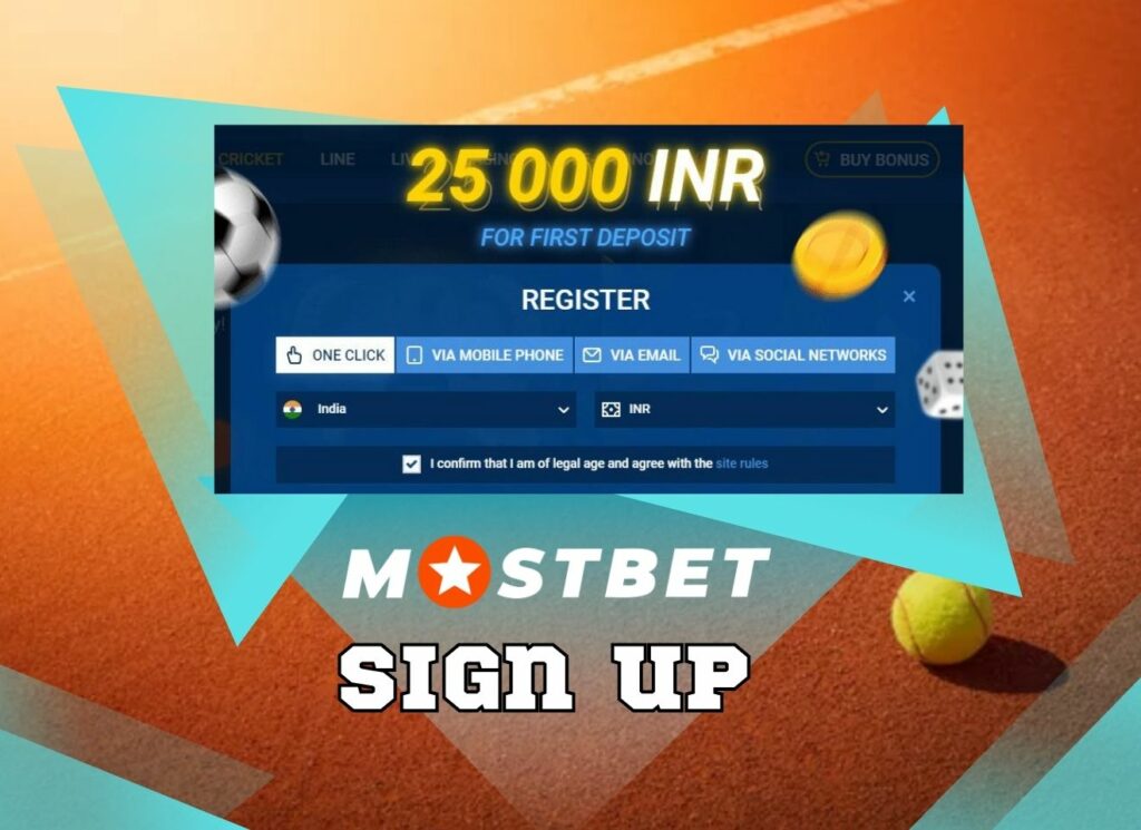 Mostbet India registration process instruction