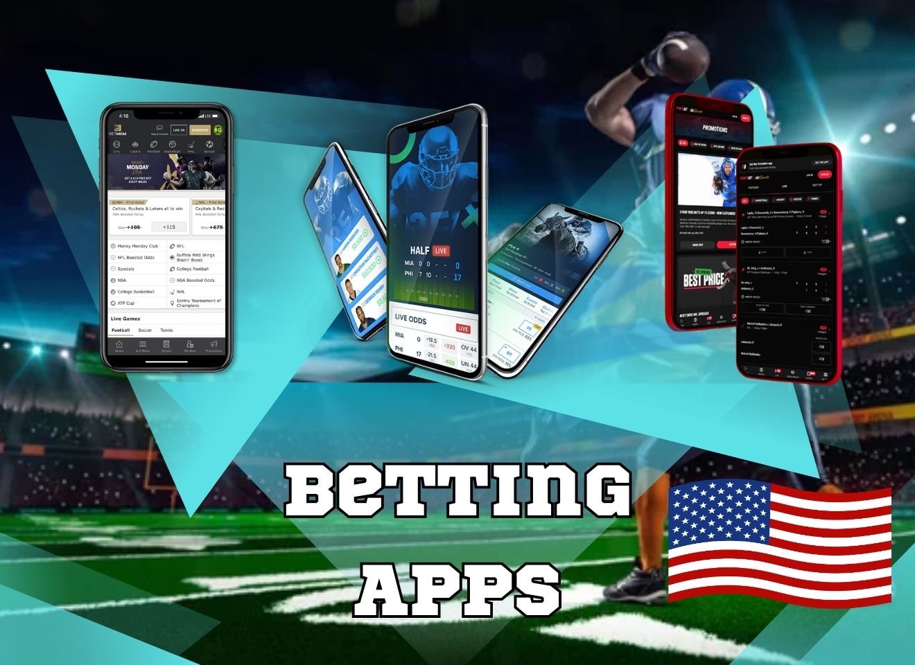 Top Betting Apps list for betting in USA MHTPC